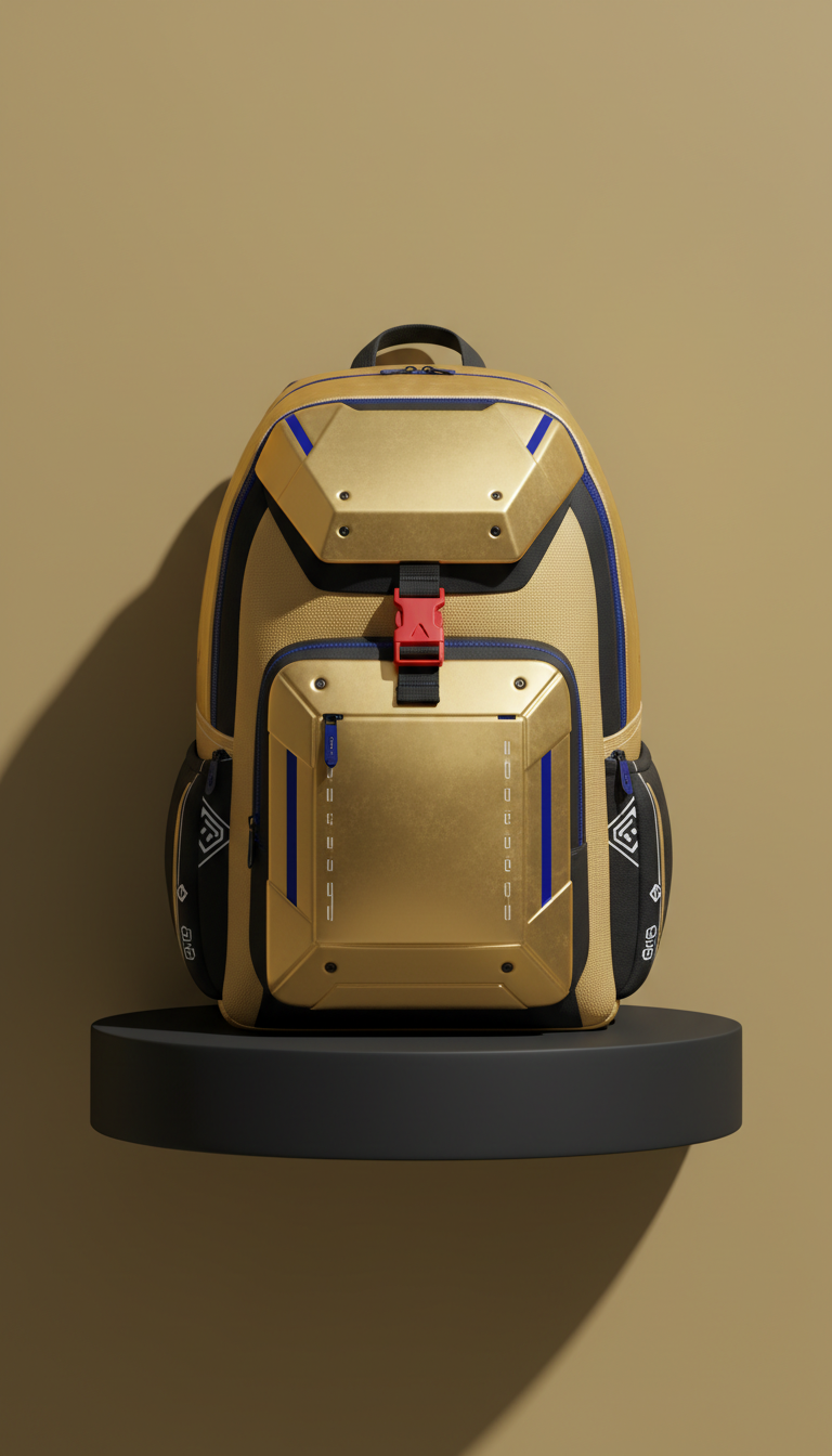 Hero Gold Statement Backpack