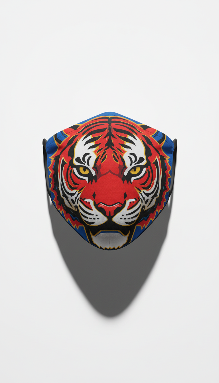 Tiger Red Urban Face Mask
